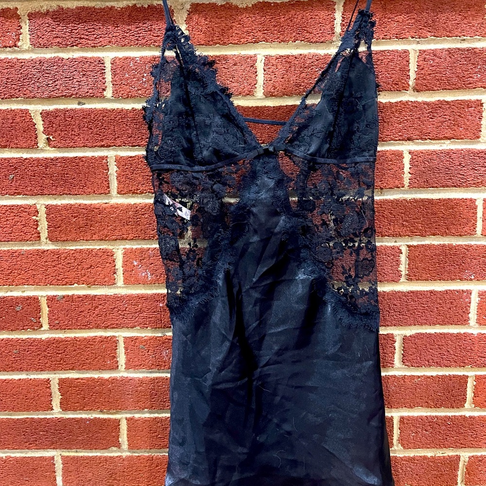 Black Lace Victorias Secret Teddy